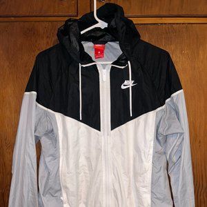 Nike Black and White Windbreaker